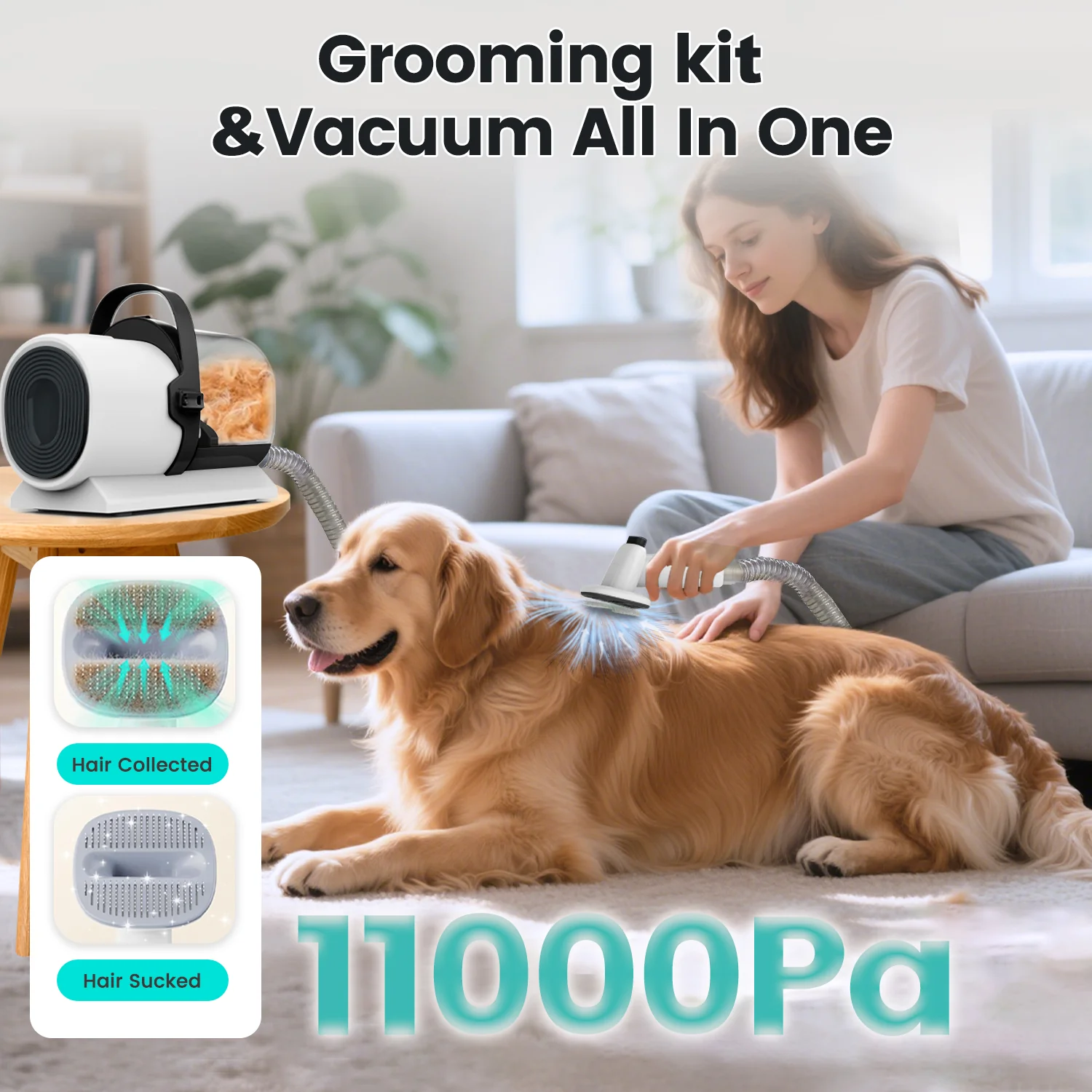 AIRROBO PG80 Dog Grooming Vacuum