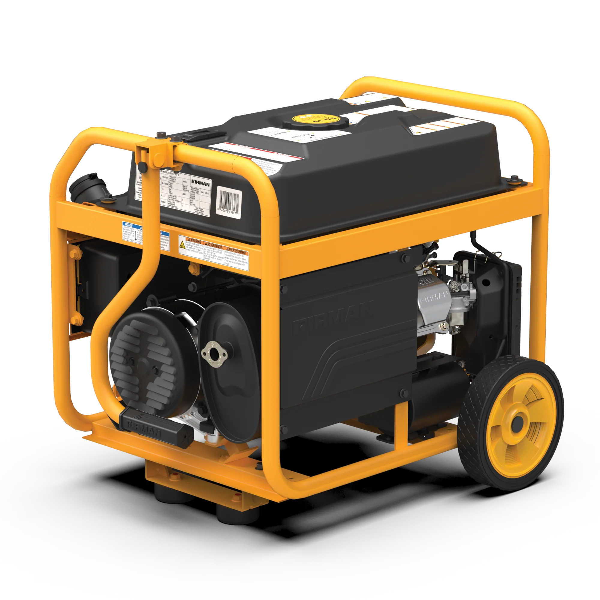 Gas Portable Generator 4550W Remote Start 120/240V with CO alert