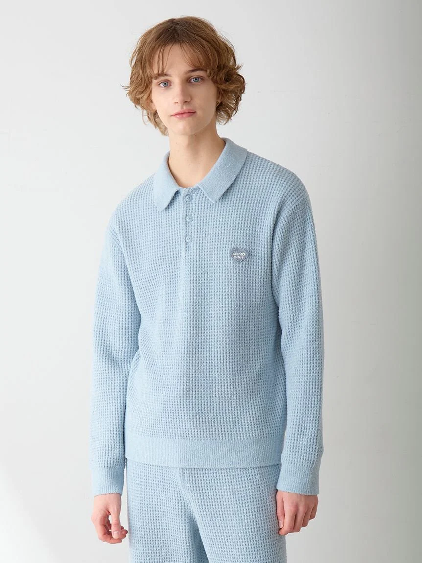 Men's Waffle Heart Sagara Knit Shirt