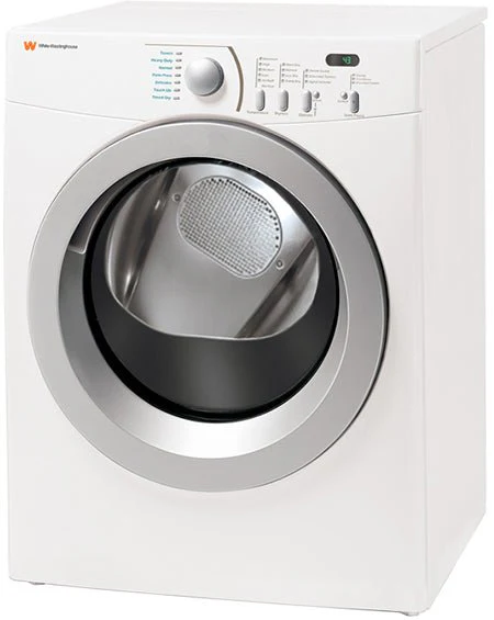 Frigidaire/White Westinghouse ADE776NZHS/WDE776NZHS 199 Liter 7KG Capacity White Front Load Dryer 220-240 Volts 50 Hertz