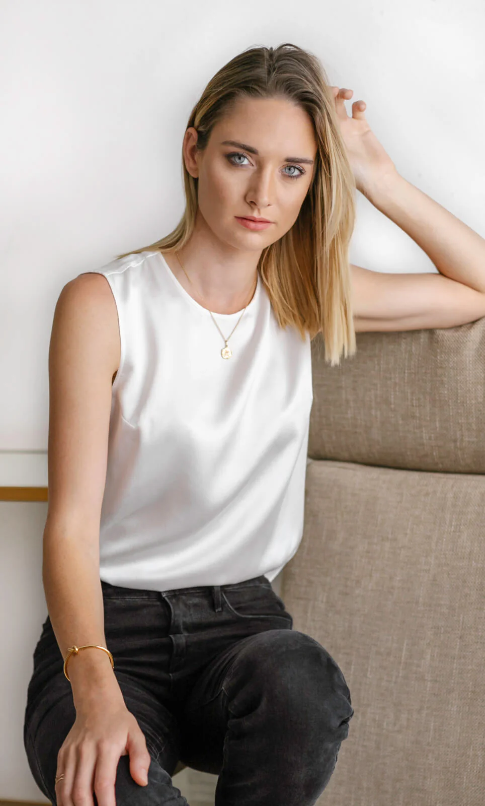 Giada Silk Shell Tank