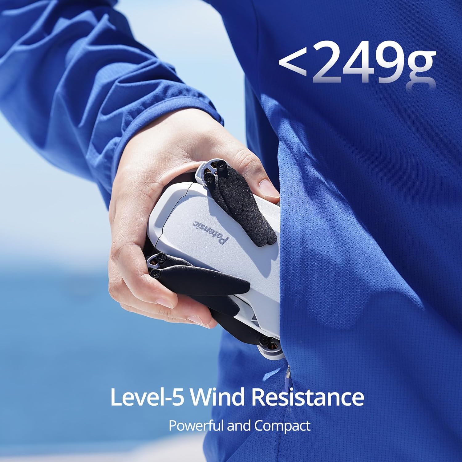 ATOM SE Sub 250 g Foldable GPS Drone with 4K HD EIS Camera, C0