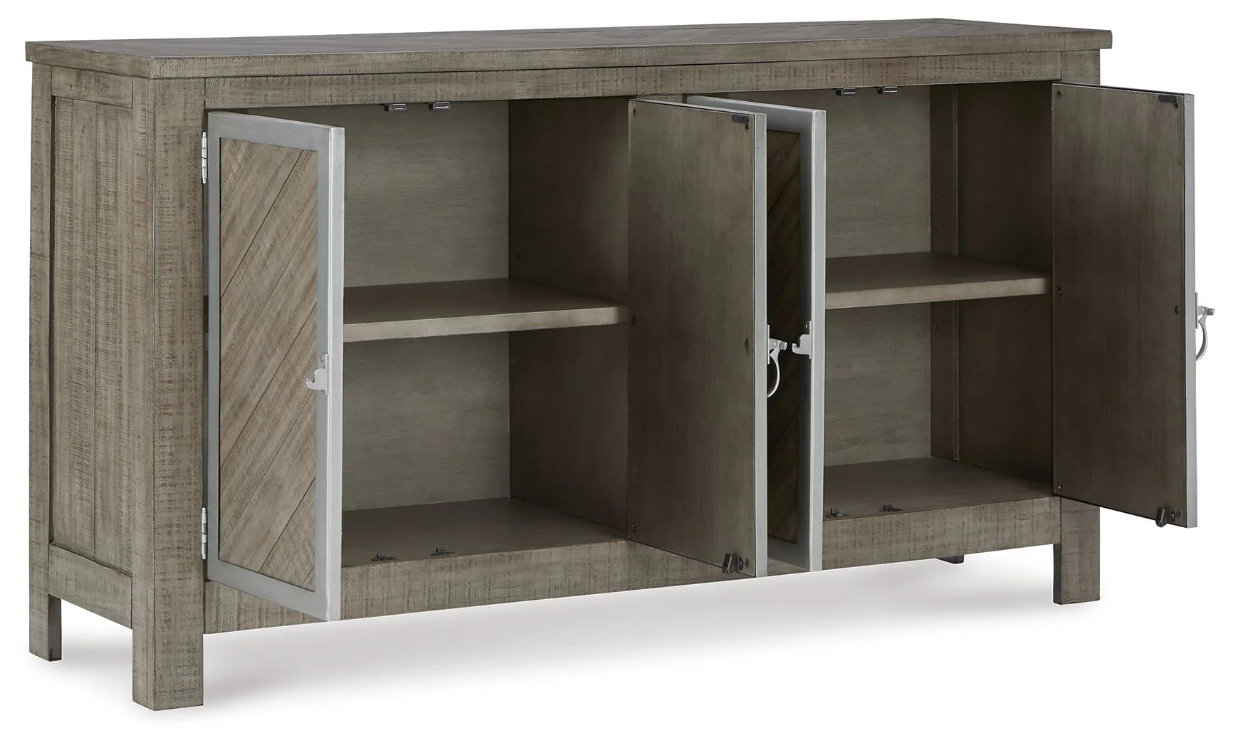 Krystanza - Dining Room Server - Weathered Gray