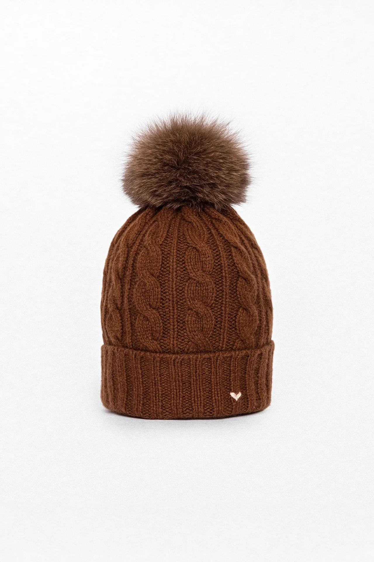 The Cable Beanie – Hazelnut