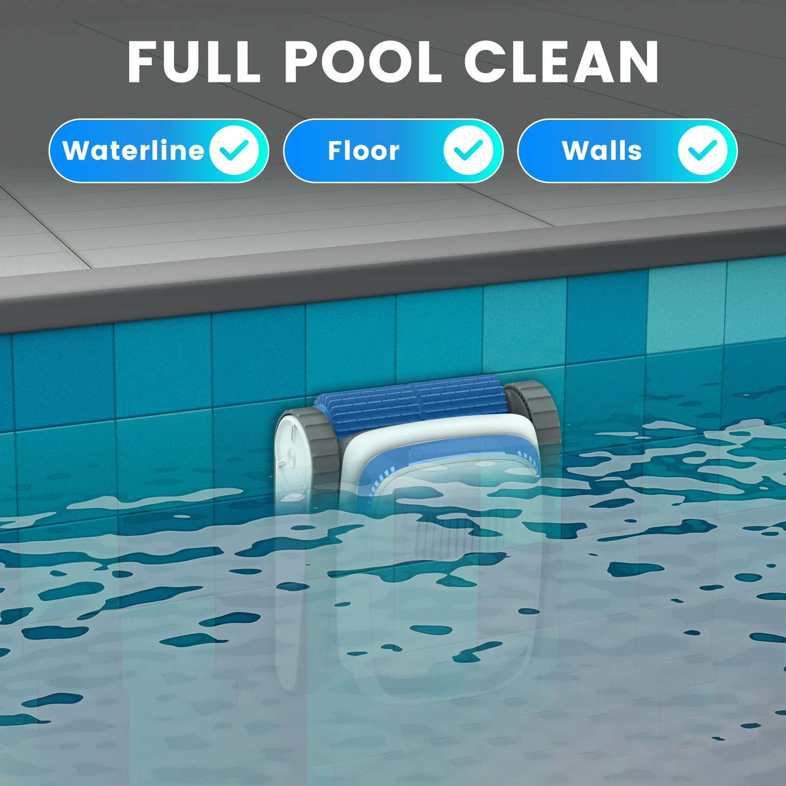 AIRROBO CP40 cordless robot pool cleaner with smart APP contral