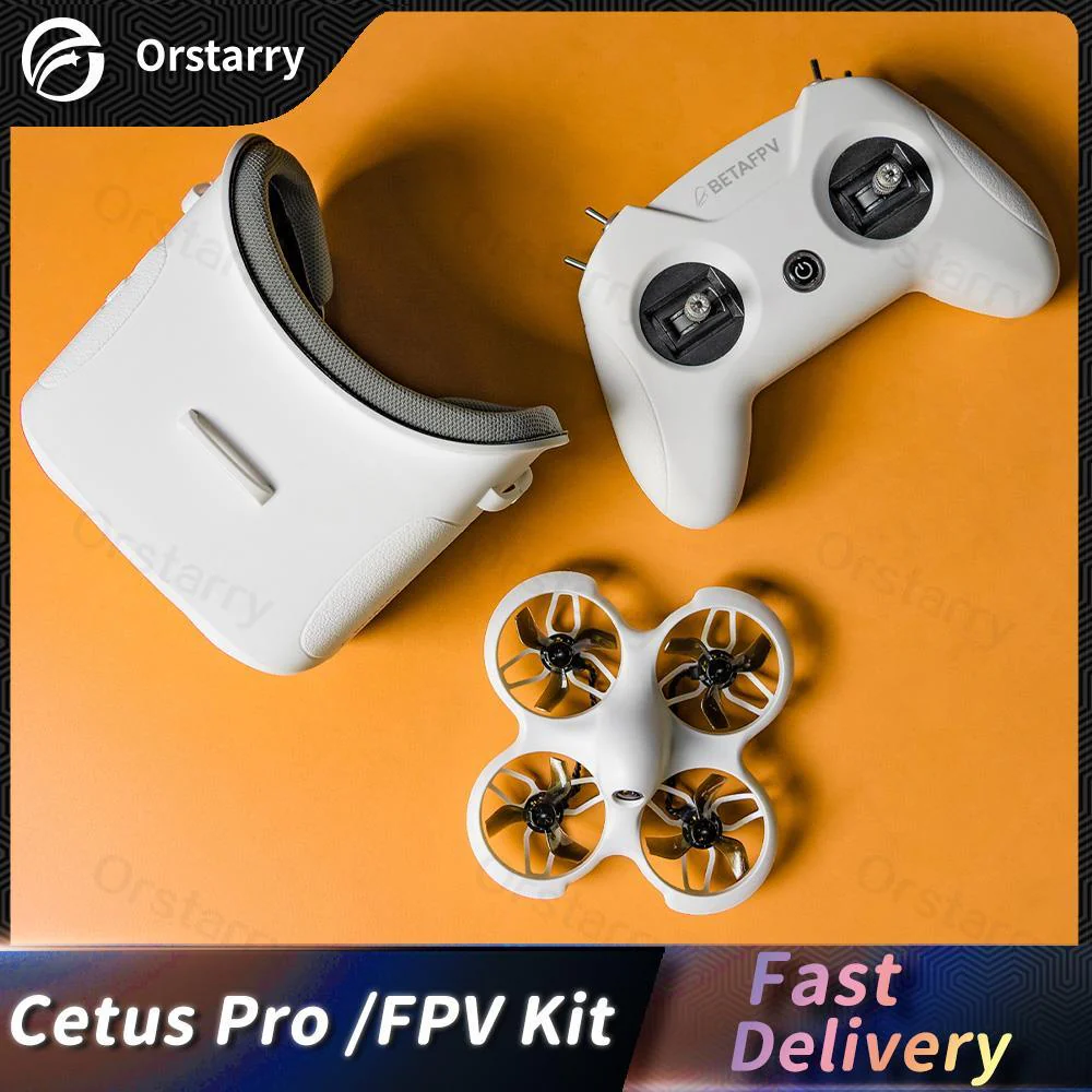 BetaFPV Cetus Pro/Cetus FPV Kit - Indoor Racing Drone BNF/RTF Frsky D8 Lite Radio 2 SE Transmitter 5.8G 14DBI VR02 Goggles VTX Quadcopter Professional Camera Drone