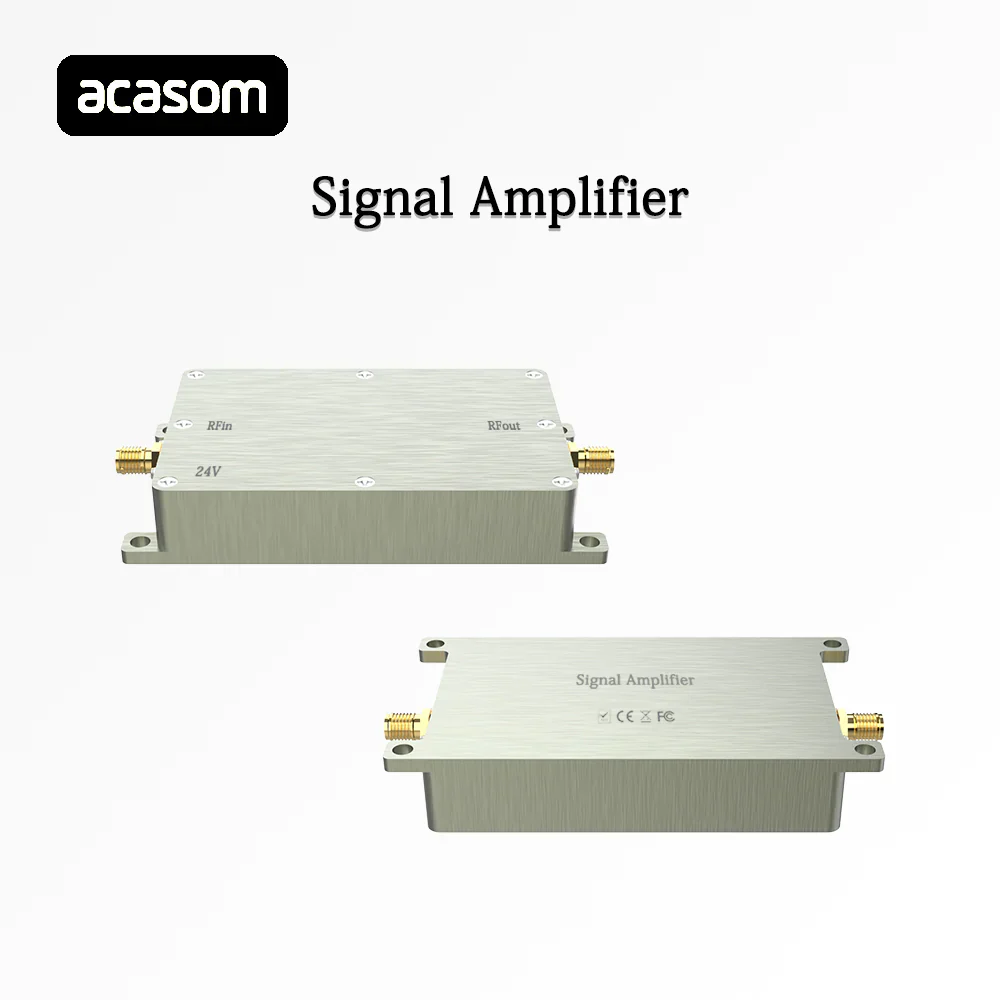 ACASOM 1.5GHz 1.6GHz Drone Signal Amplifier - 10W 20W 40W 50W 100W RF High Power Amplifiers Wireless Signal Extender Sweep Signal Source
