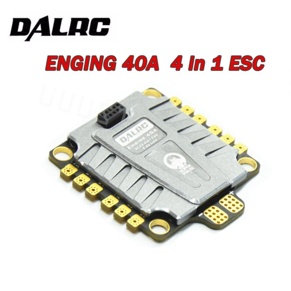 DALRC ENGING 40A ESC 3-5S Blheli_32 4 in 1 Brushless ESC DSHOT1200 Ready w/ 5V BEC for FPV Freestyle Frame competition frame