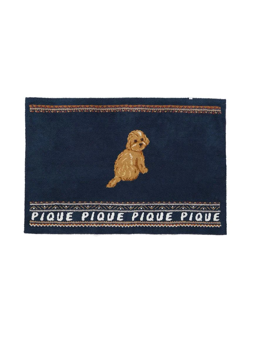 Men's Powder Nordic DOG Jacquard Blanket