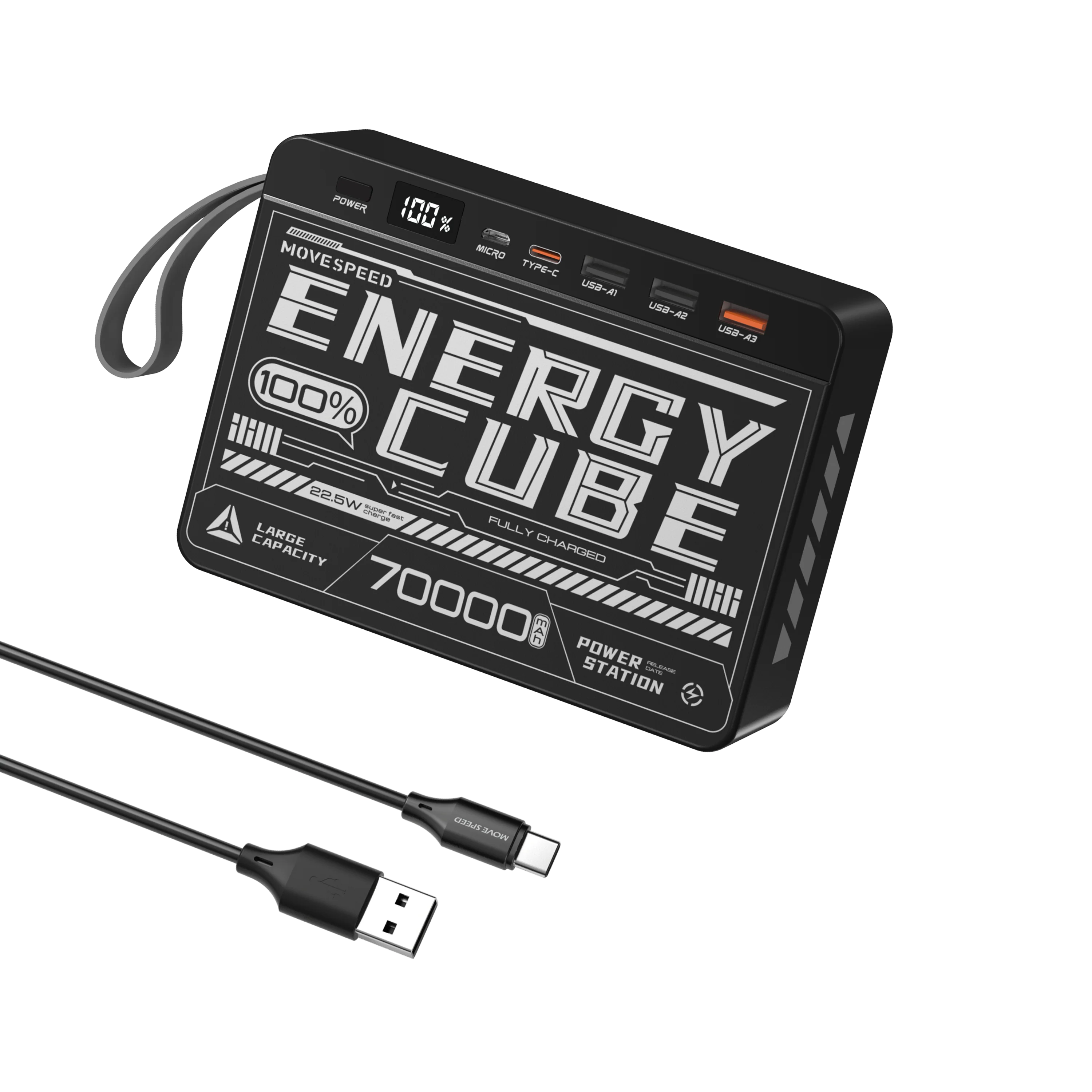 MOVESPEED Z70 70000mAh 35W High Capacity Portable Power Bank