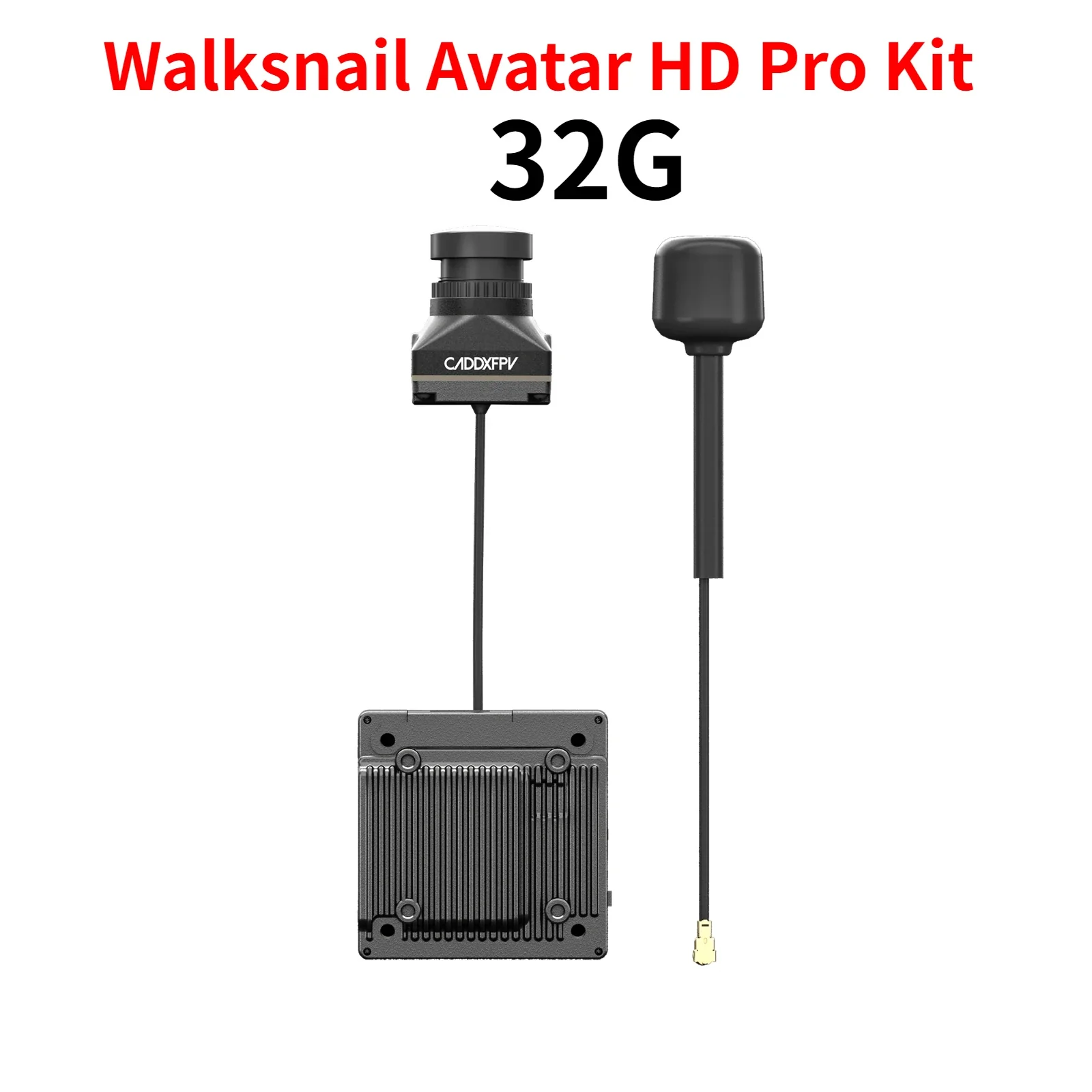 Caddx Walksnail Avatar HD Kit V2 Camera V2 - Without Gyroflow+8G 32G VTX 1080P 120fps for Goggles Caddx FPV