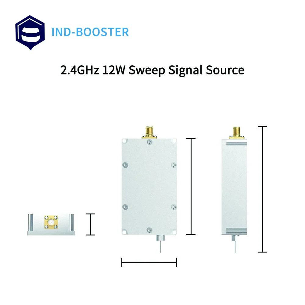 12W Anti Drone Module - 12watt signal sweep source anti drone signal module 0.9 1.2 1.6 2.4GHz for Dji FPV