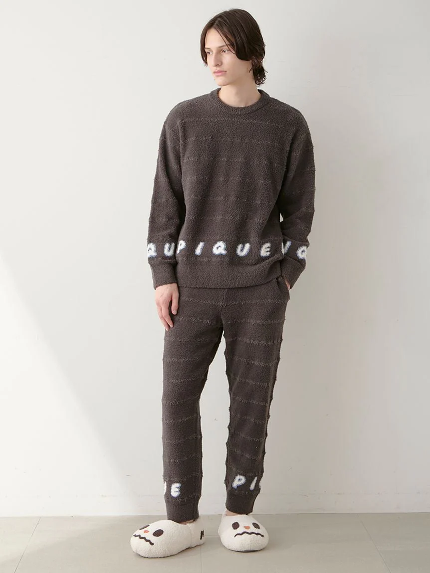 Night & Sweets MENS Baby Moco Pique Logo Jacquard Pants