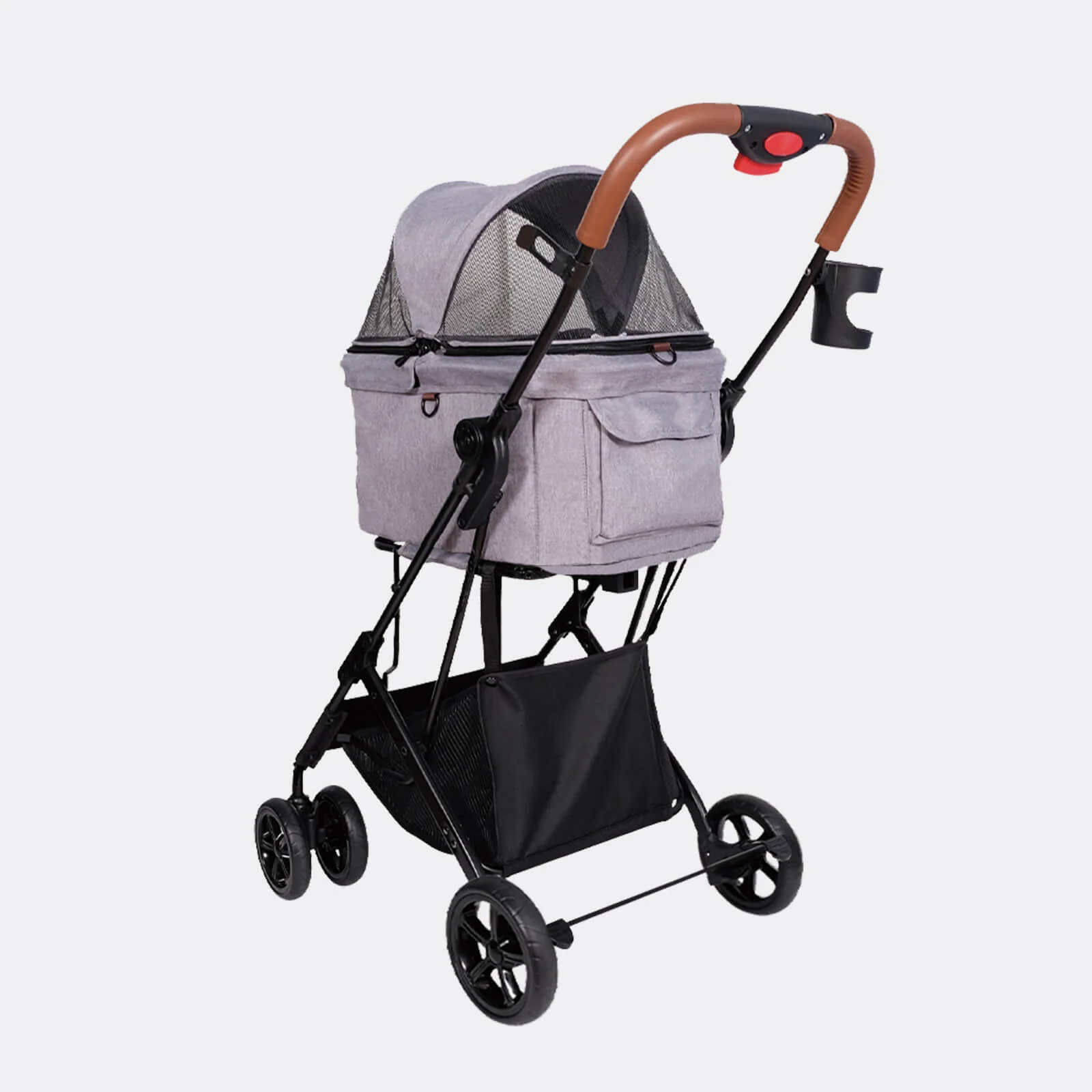 Travois 3 in 1 Pet Stroller with Detachable Carrier