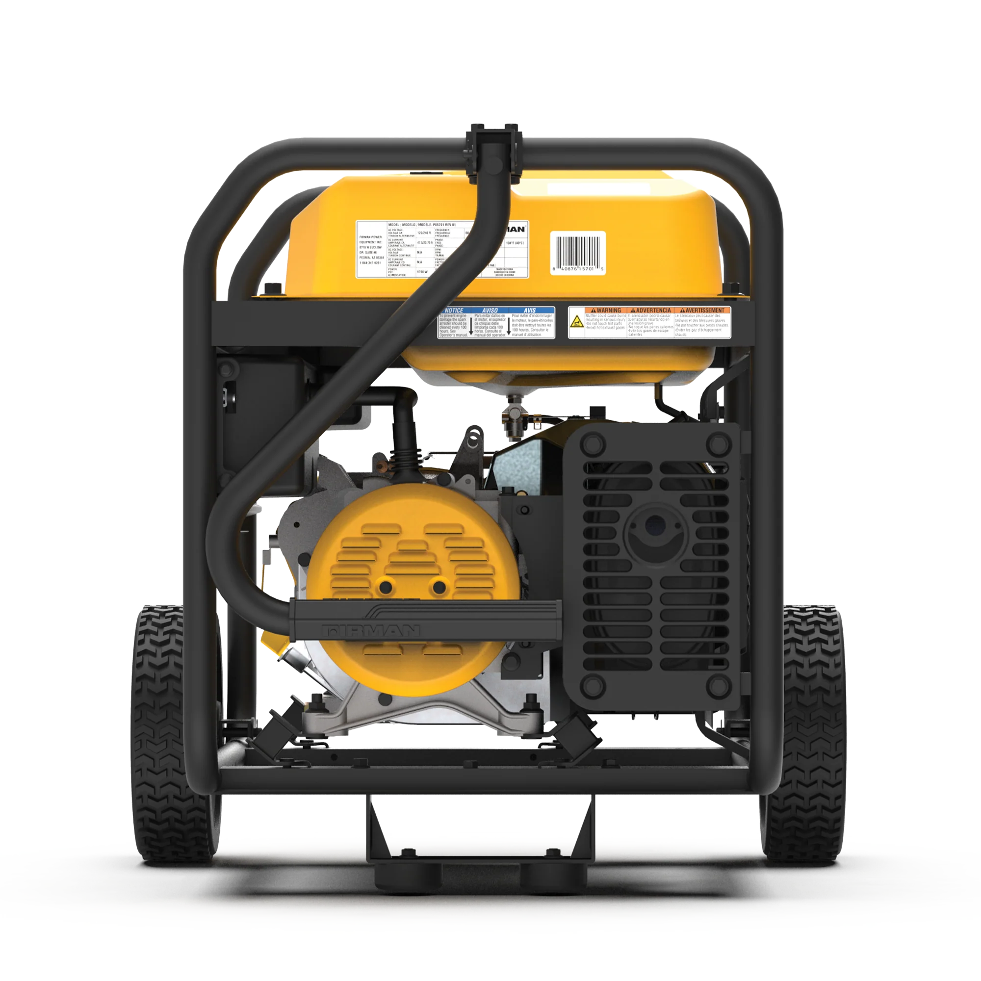 Gas Portable Generator 7125W Remote Start 120/240V