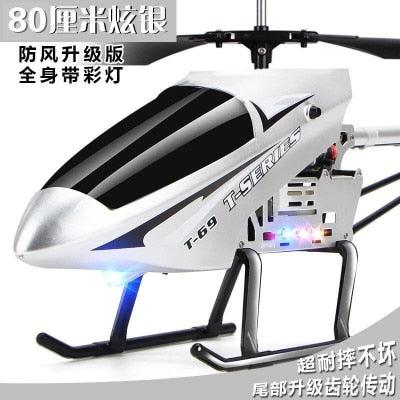 EN71 extra Large Rc Helicopter - 3.5CH 80cm extra Large remote control aircraft durable rc helicopter charging toy drone model UAV outdoor aircraft helicopter