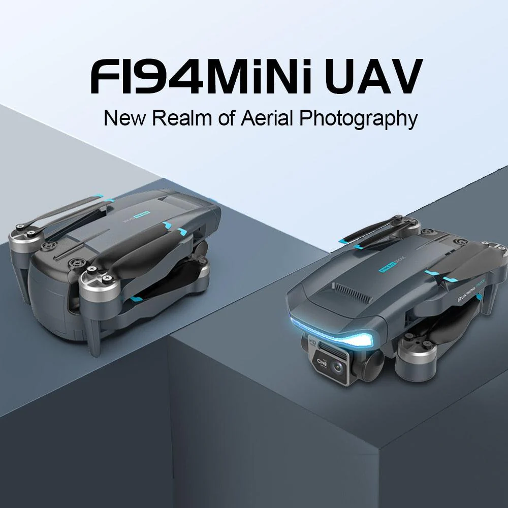 F194 Mini GPS Drone - 4K HD Dual Camera Fixed Height Brushless  5G WIFI FPV Foldable Quadcopter RC Distancce 1000m 150g Body Weight