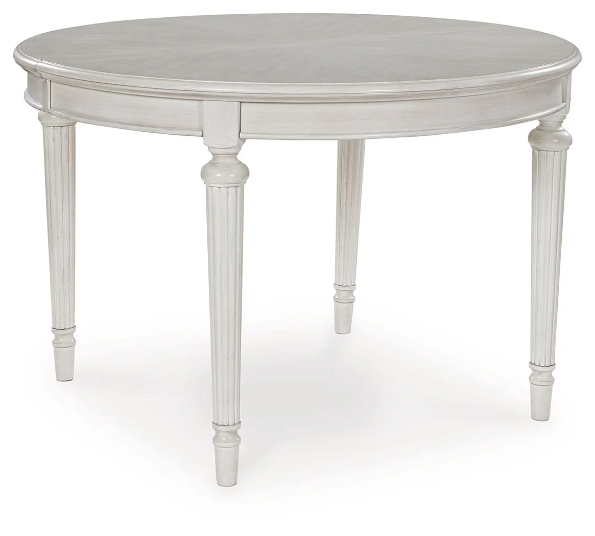 Montelaine - Oval Dining Room Extension Table - Antique White