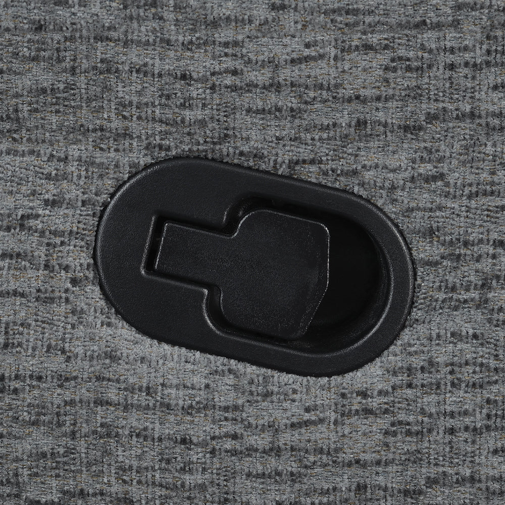 Bahrain UpholsteredRecliner Charcoal