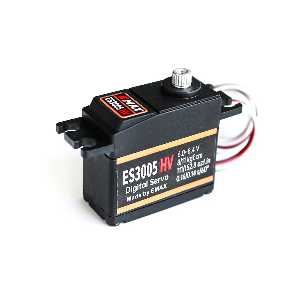 4PCS EMAX ES3005HV -  8.4v 11kgf.cm All-Purpose High Voltage Metal Gear Digital Servo