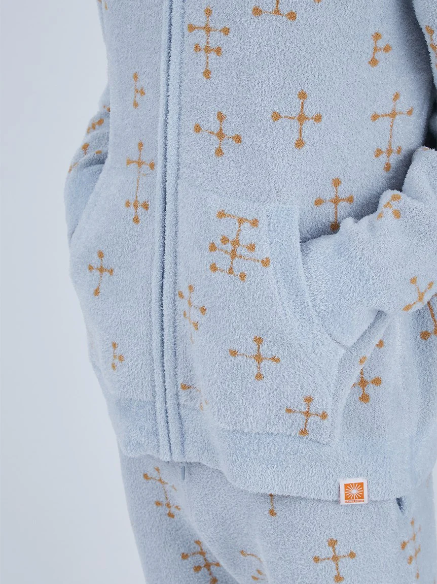 EAMES MENS Smoothie DOT PATTERN Jacquard Parka Hoodie