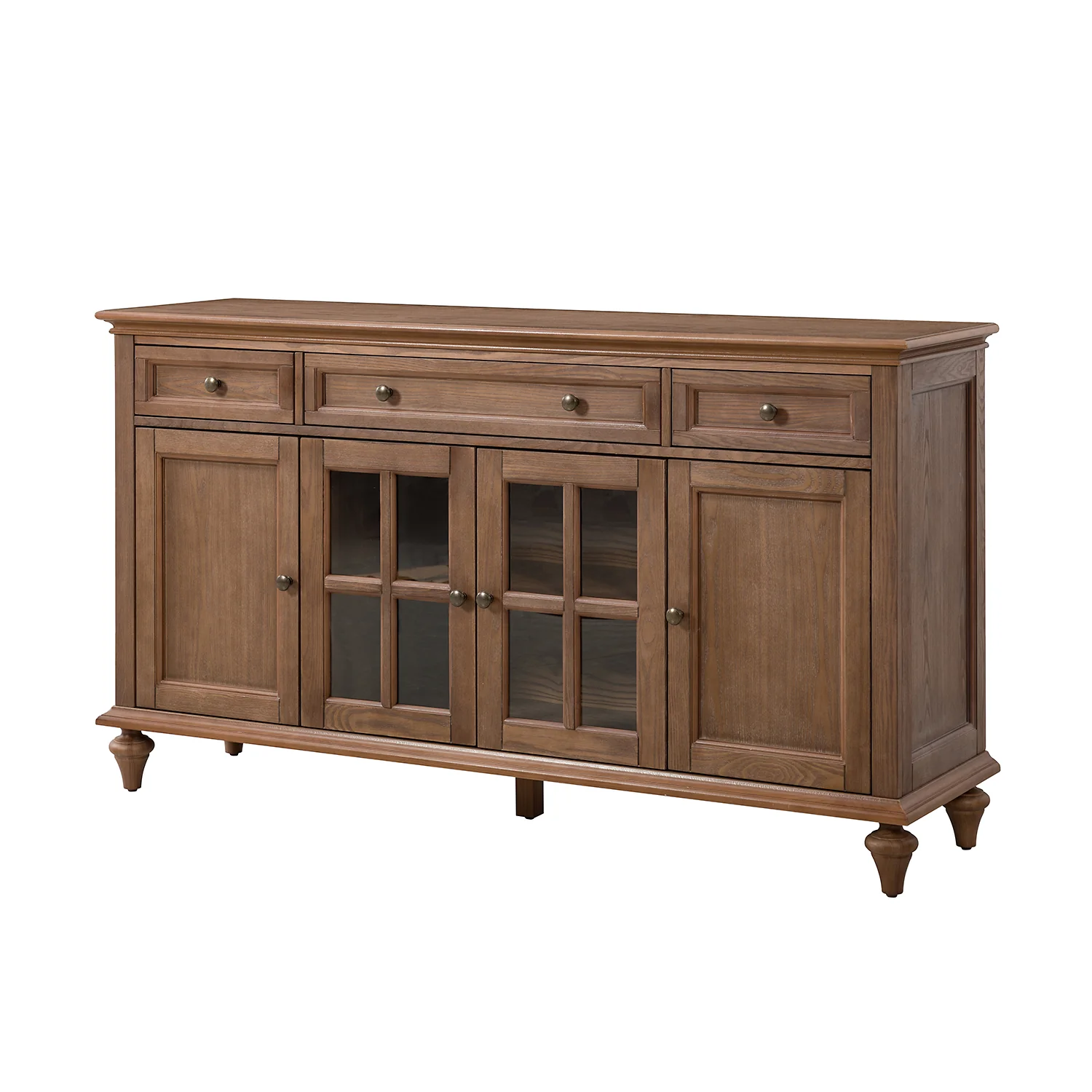 Alvise 3 Drawer Sideboard in Acorn