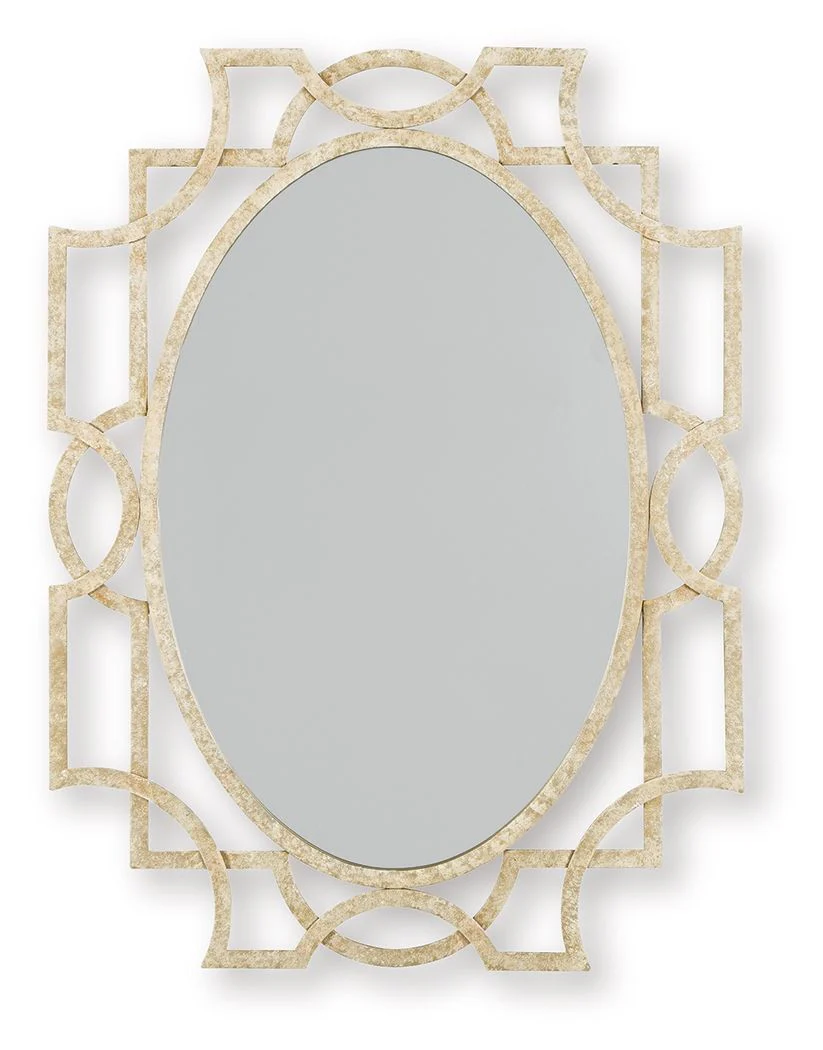 Fulkmore - Accent Mirror - Antique Gold Finish
