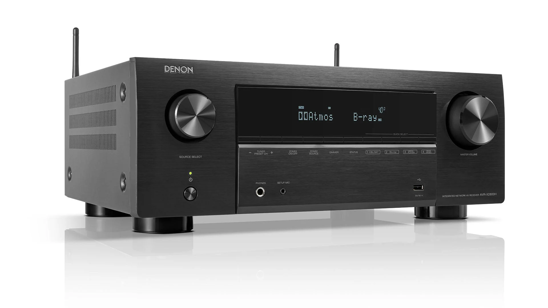 Denon AVR-X2800H 220 volt AV Receiver amplifier 7.2 Channel 8k bluetooth HEOS 220v 240 volt