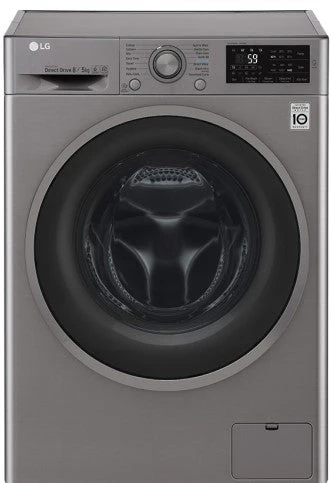 LG F4J6TMP8S Washer Dryer Combo with 8/5kg Capacity for 220 Volts