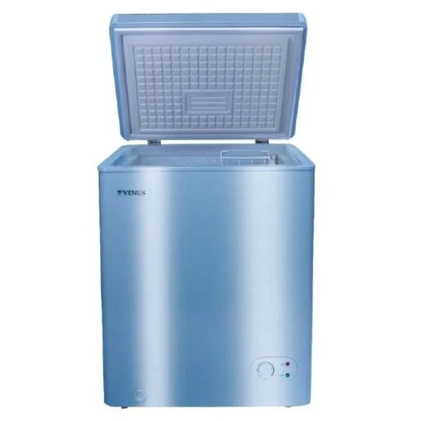 Dynastar 220 volts freezer 150 Liter Heavy 5.5 Cu Ft Titanium Silver Finish 220 v 240 volts 50 hz VCF150VENUS