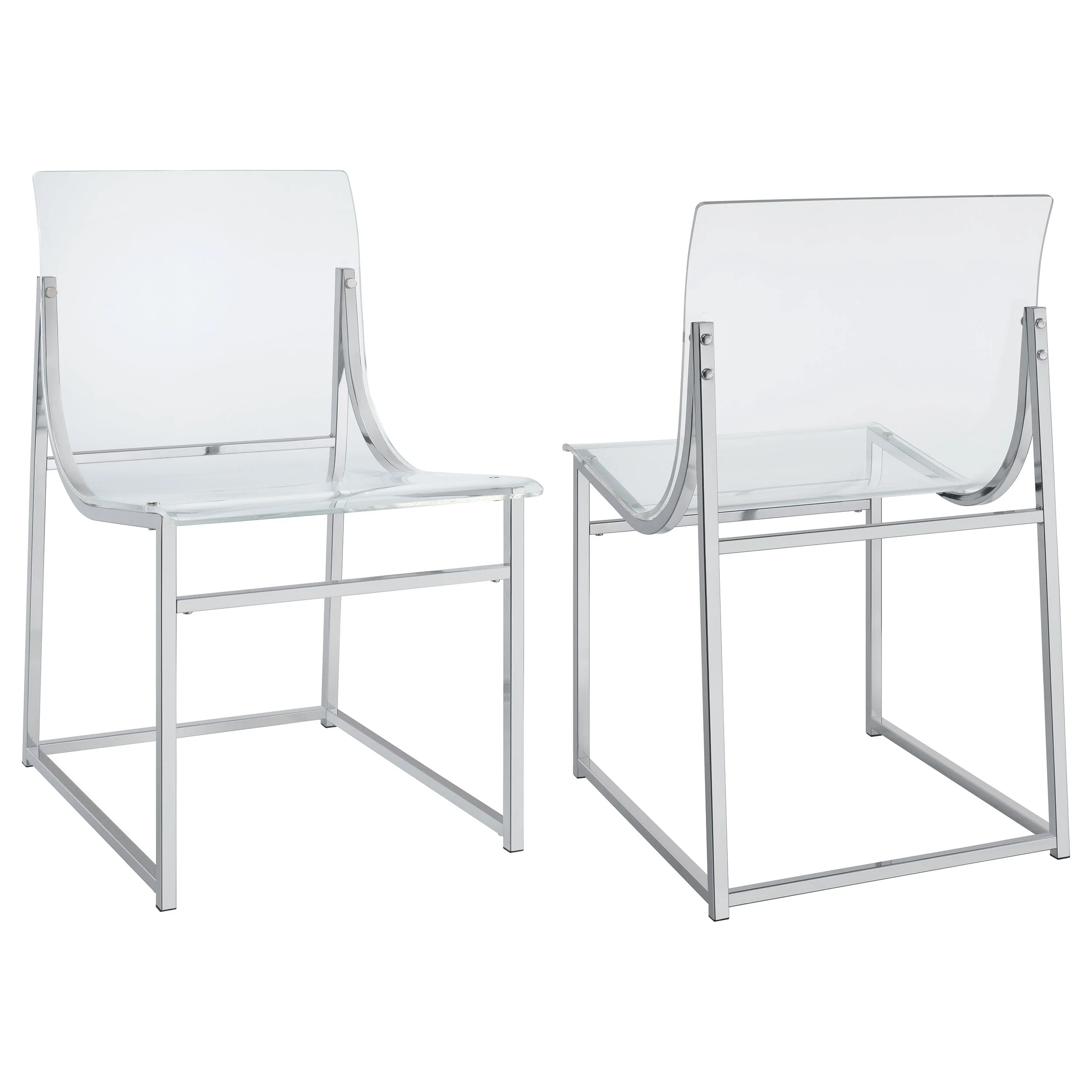Adino Acrylic Dining Side Chair (Set of 2)