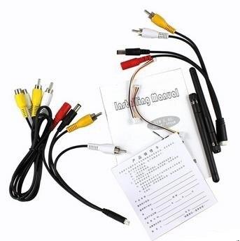 5.8GHz 1200mW FPV Transmitter and Receiver - with 2500M UAV/UGV Wireless Video Transmitter CCTV Transmission for FPV Drone