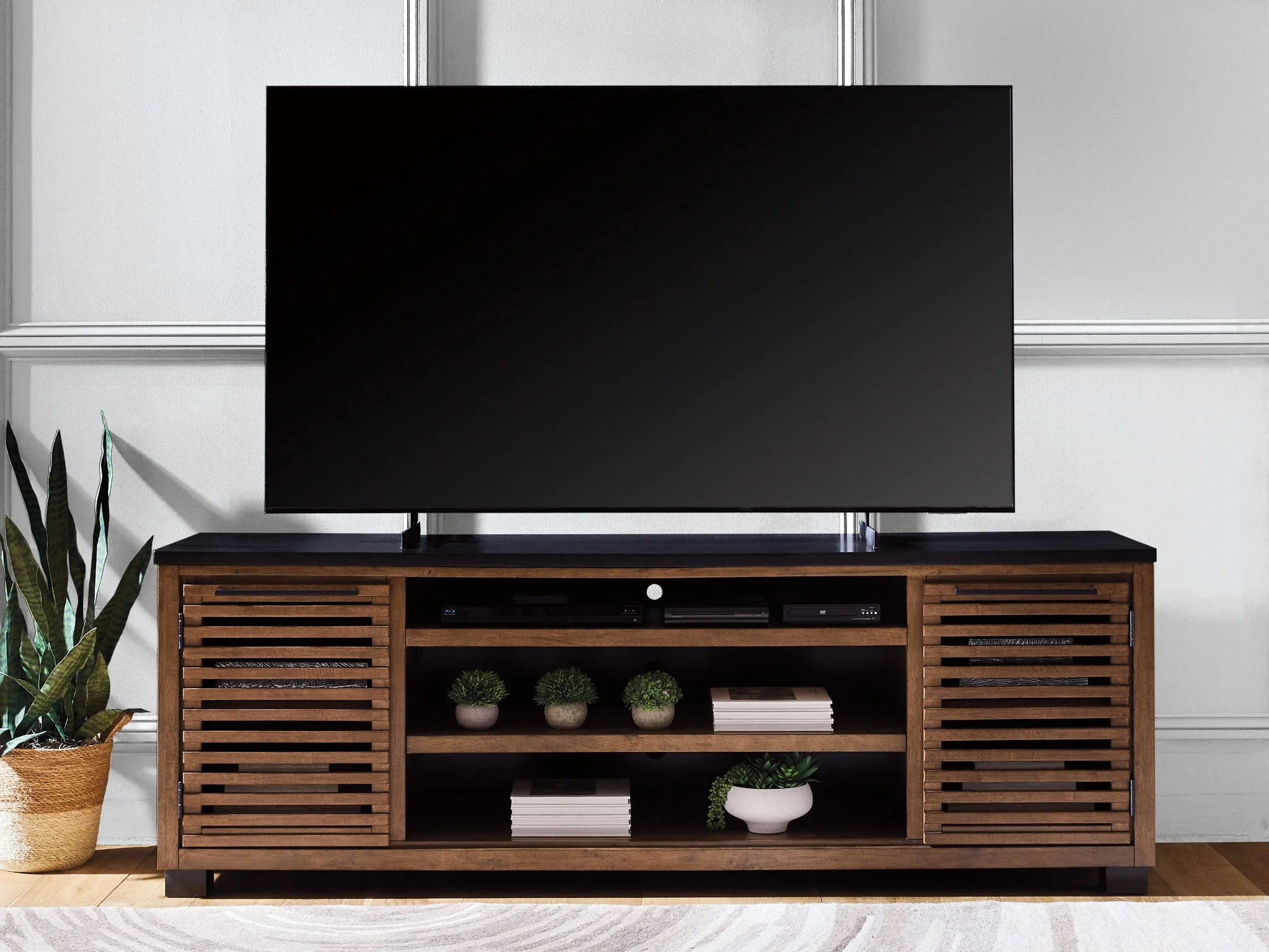 Kallari - TV Stand With Fireplace Option