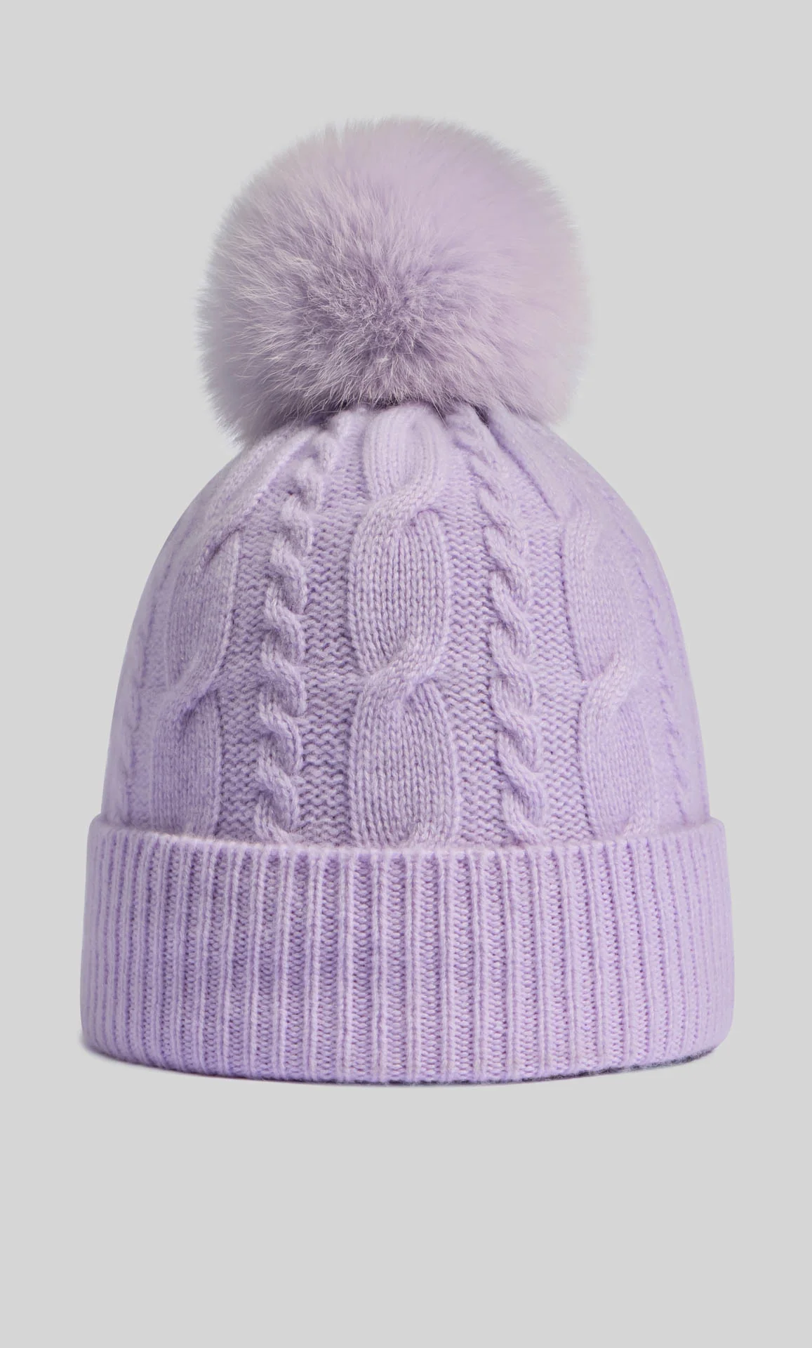 Cable-Knit Cashmere Beanie