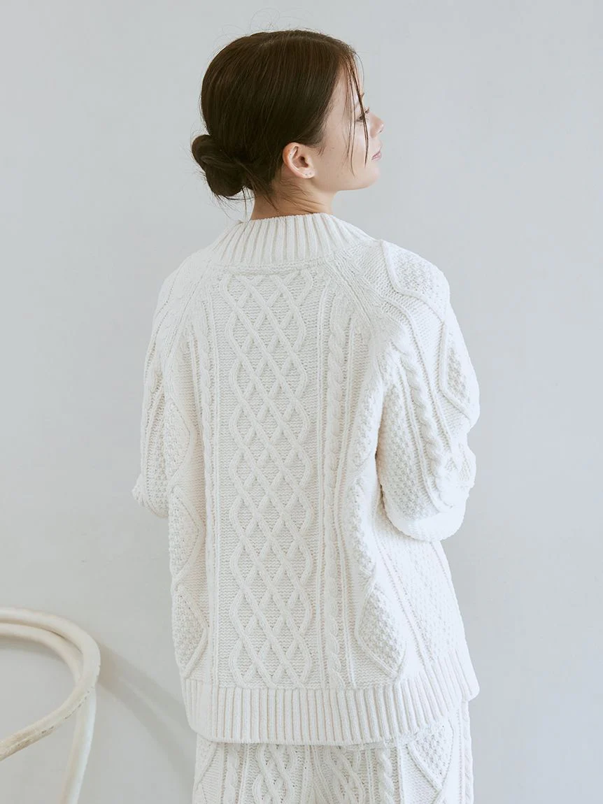 Souffle Aran Pullover