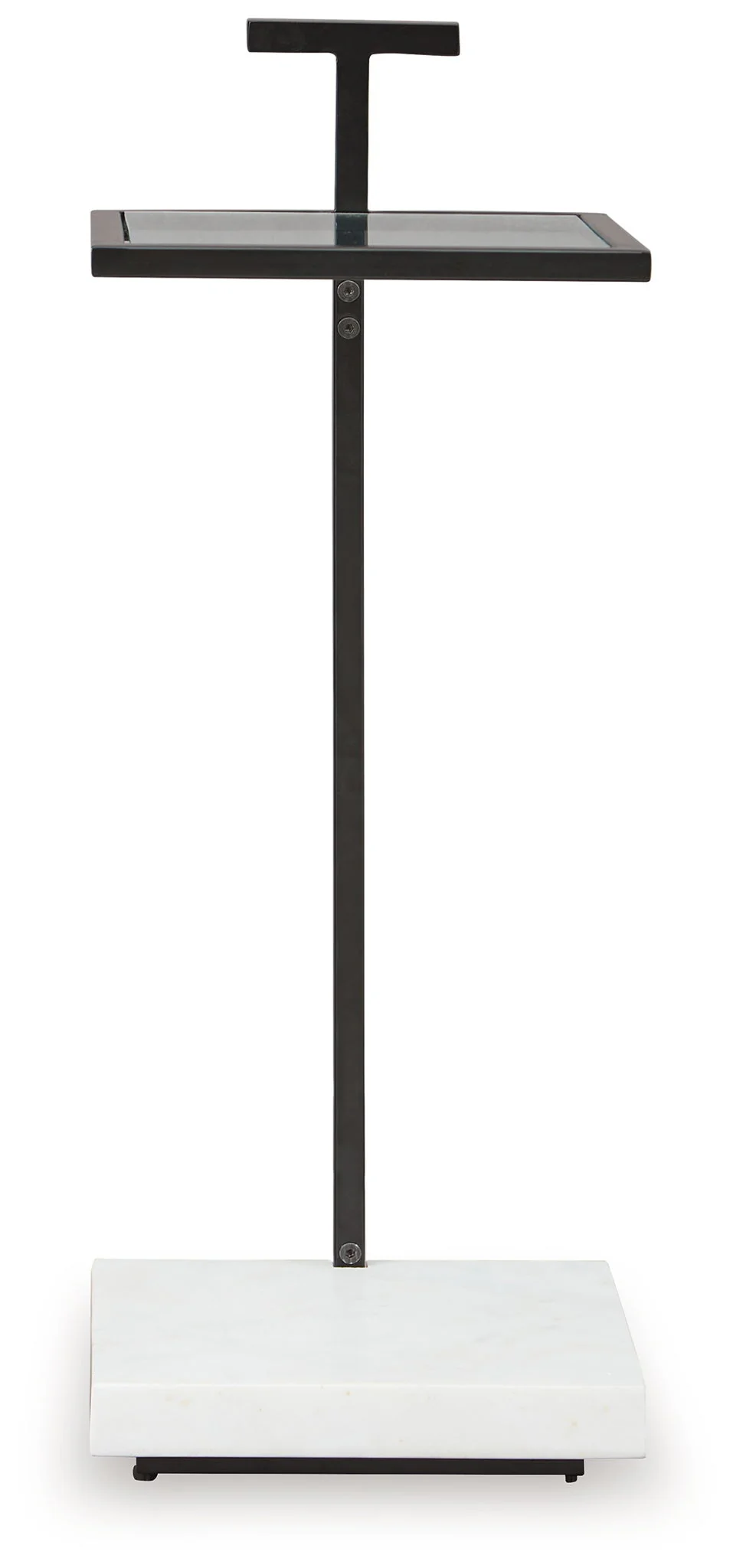 Mannill - Accent Table - Black / White