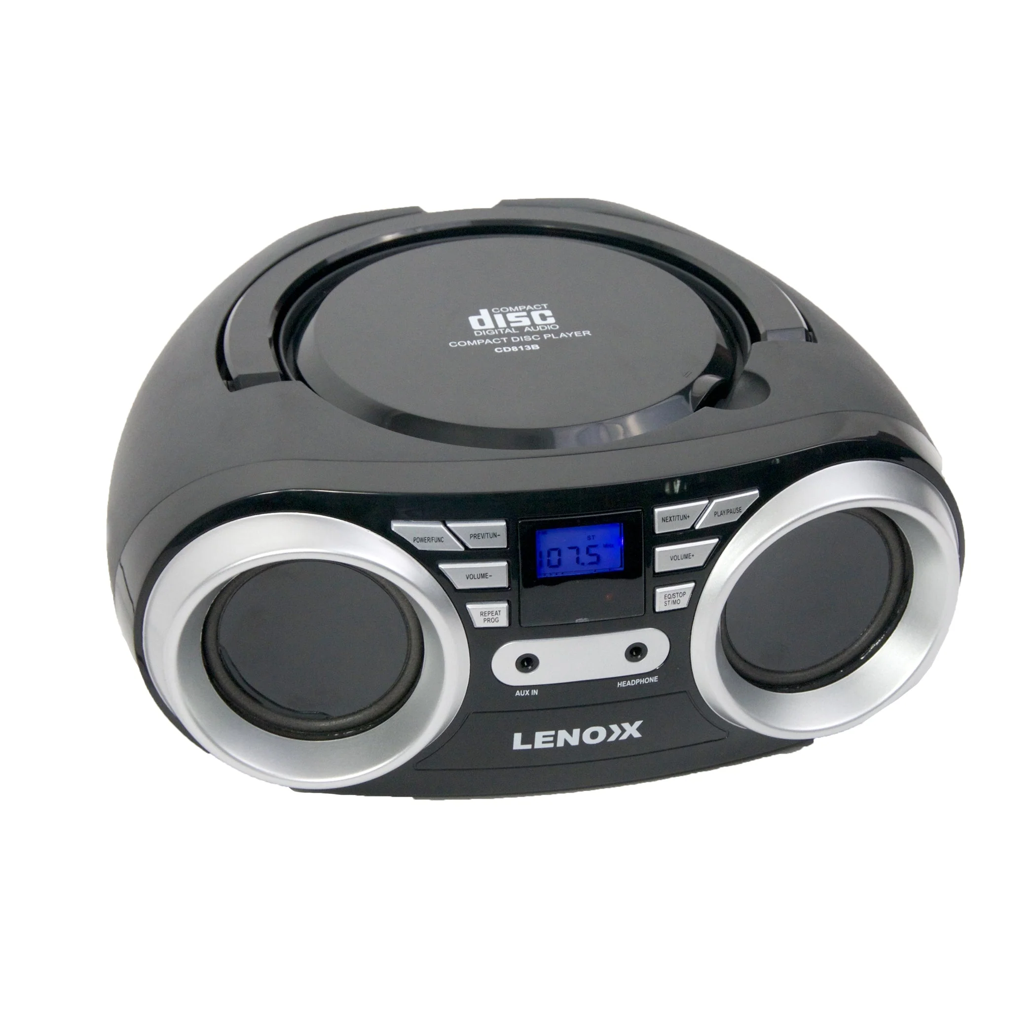 Portable CD Player (Red) 4W Speaker with FM Radio & AUX In