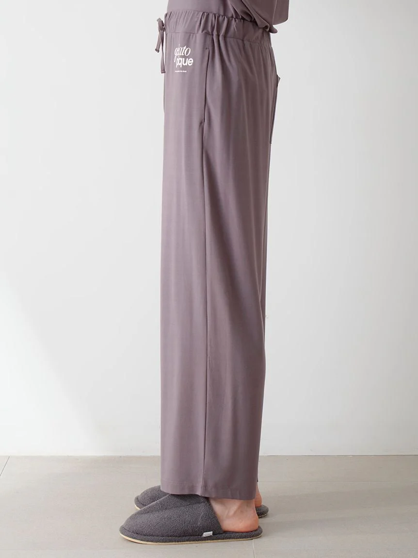 Mens Rayon One Point Logo Pants