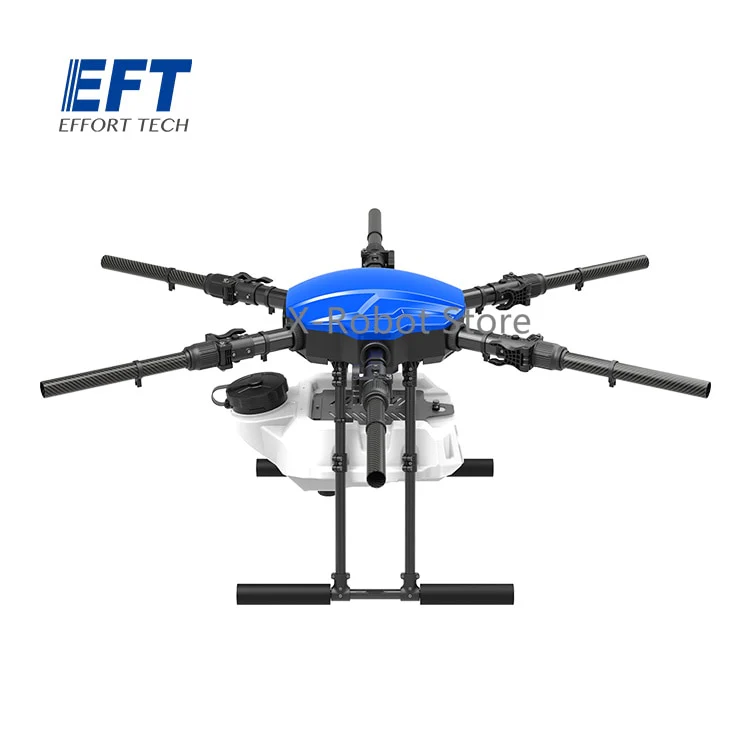 EFT E620P 20L Agriculture Drone - 6-Axis Agri Drone Frame 20L Water Tank Spray and 8L Spreader Hobbywing X9, JIYI K++ V2, Skydroid H12, Tattu Pro 22000mAh Battery