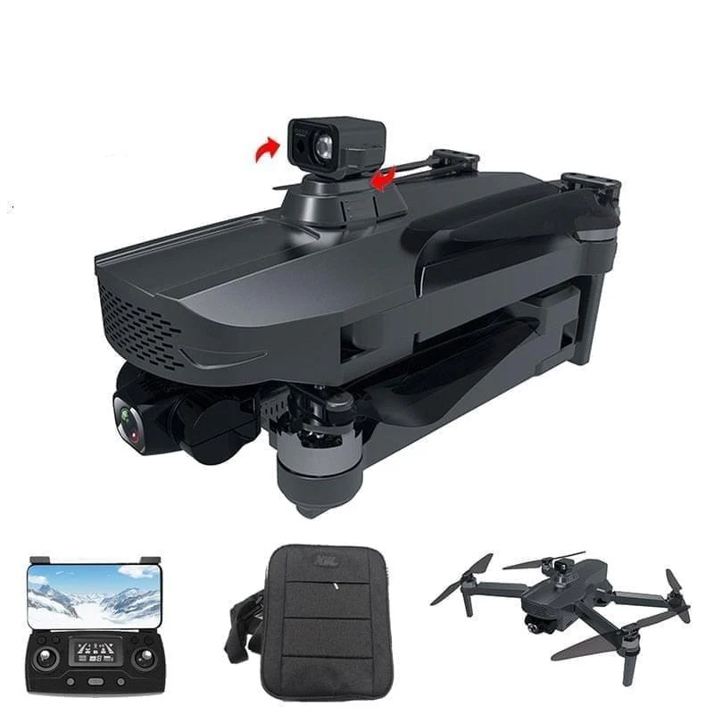 2024 New 11 Pro/Max Drone - 4K HD Professional Dual HD Camera Three-Axis EIS Gimbal Brushless Motor Foldable Quadcopter RC 3000km Professional Camera Drone