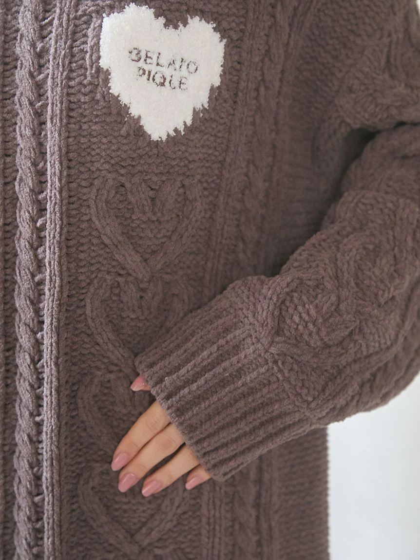 Heart Aran Knit Dress