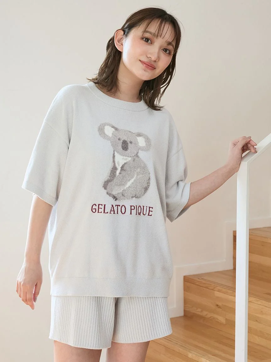 Koala Jacquard Airy Moco Pullover