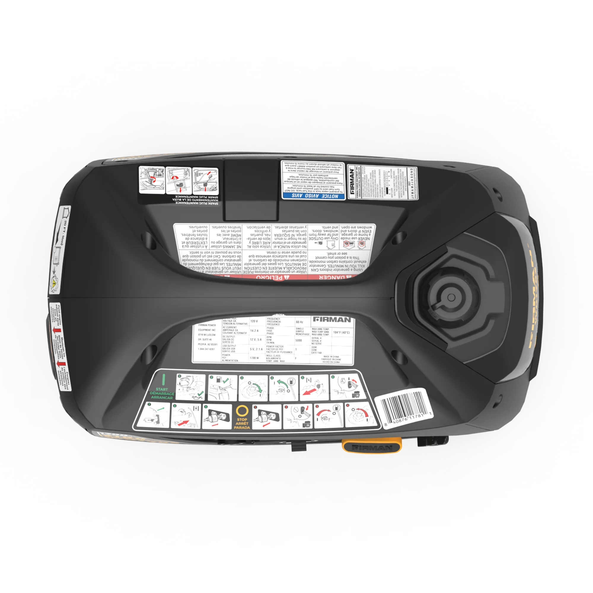 Inverter Portable Generator 2100W Recoil Start