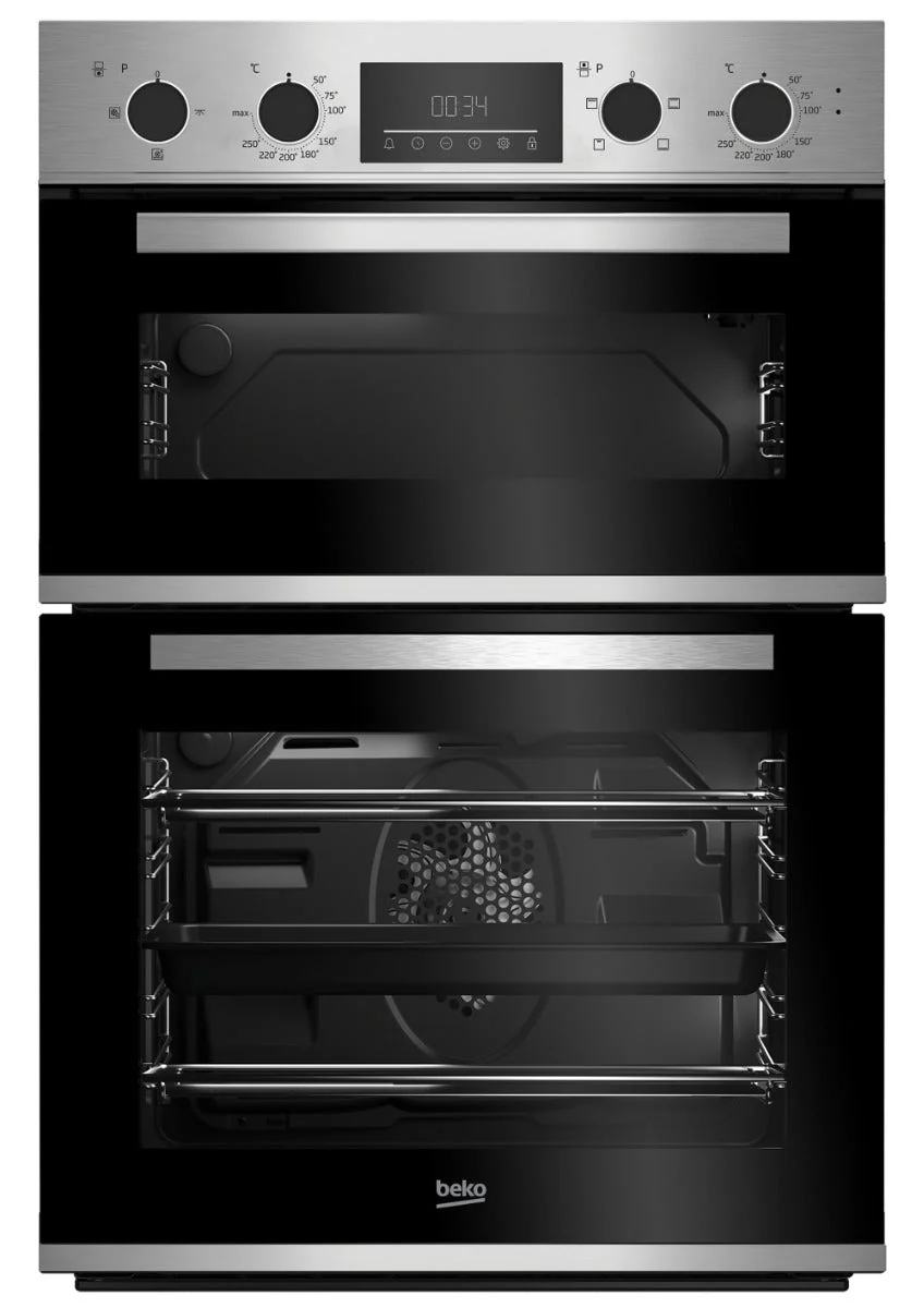 Beko 220 volt Built in Double Oven CDFY22309X Built in Electric Double Oven 220v 240 volts 50 hz