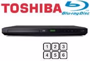 Toshiba BDX1300 Region Free Blu-ray DVD Player HDMI and Composite RCA output