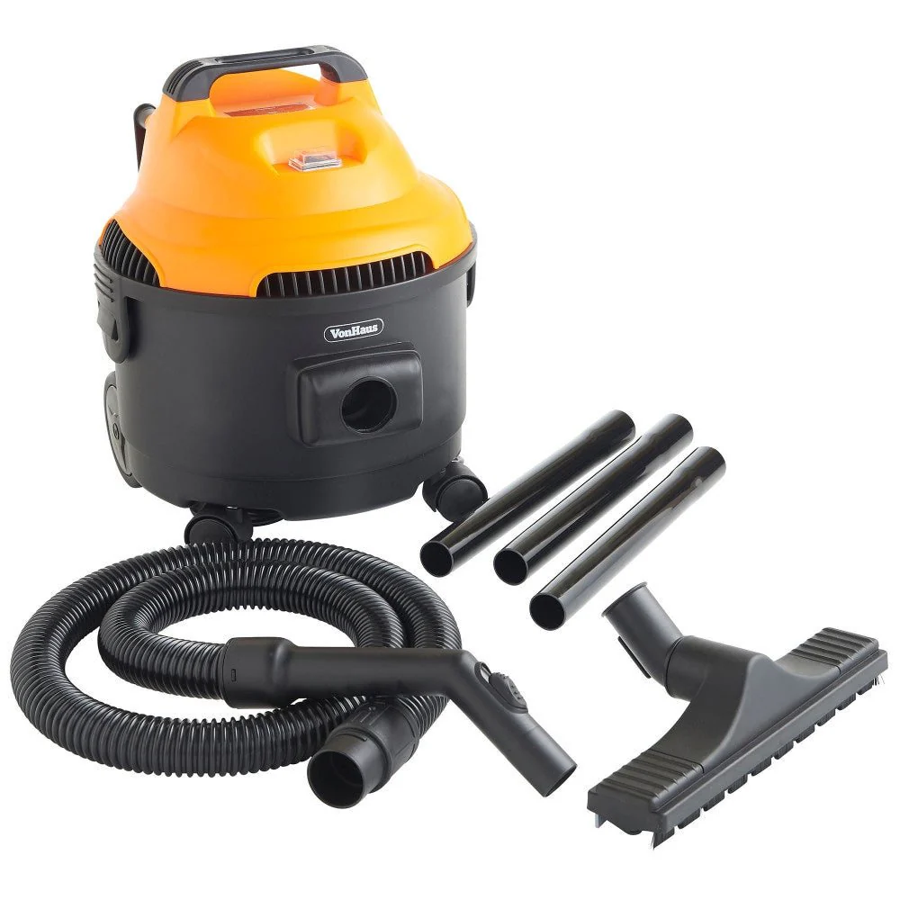 VonHaus 07/645 15-Liter Wet & Dry Vacuum Cleaner for 220 Volts 50HZ