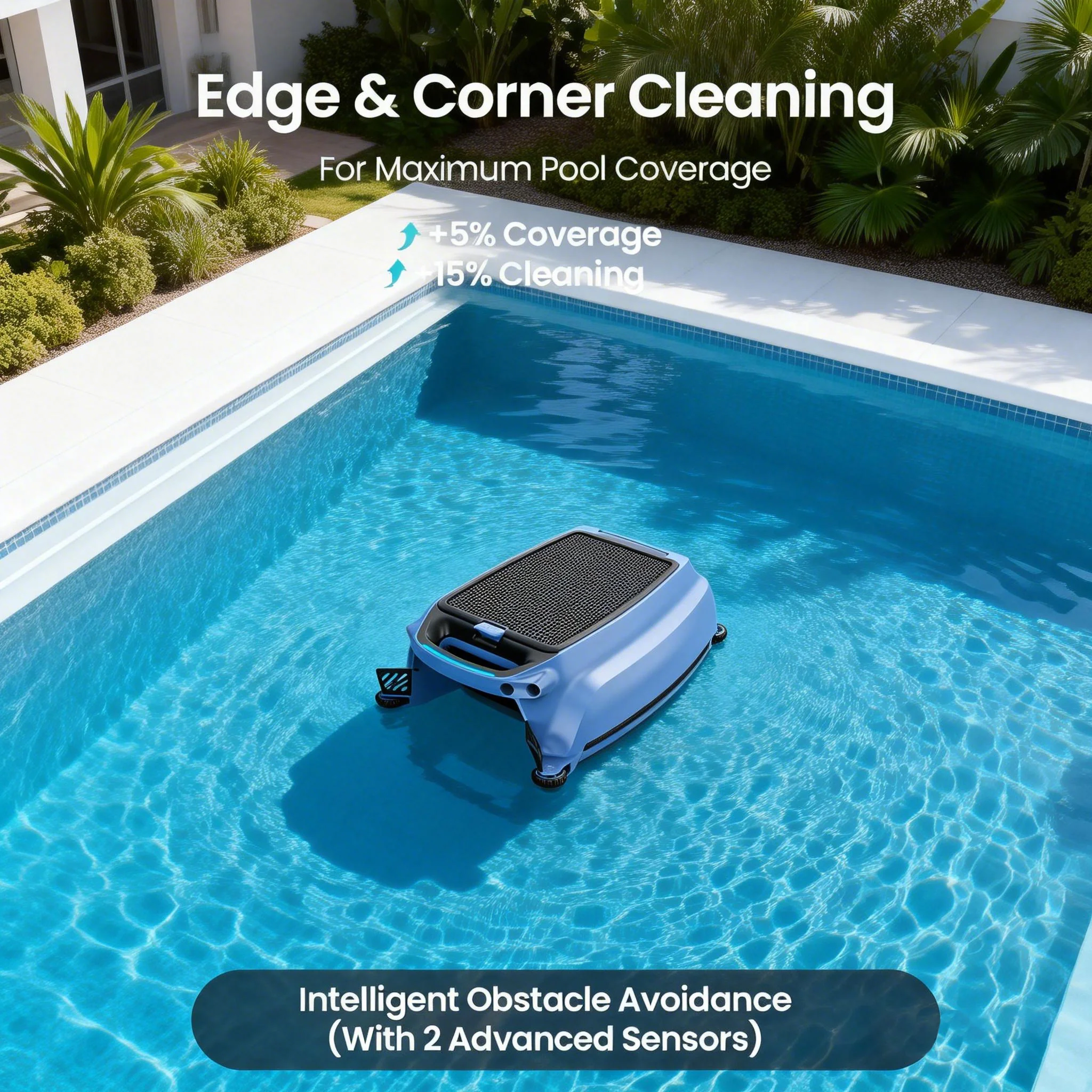 AIRROBO SP200 cordless robot pool cleaner with smart APP contral