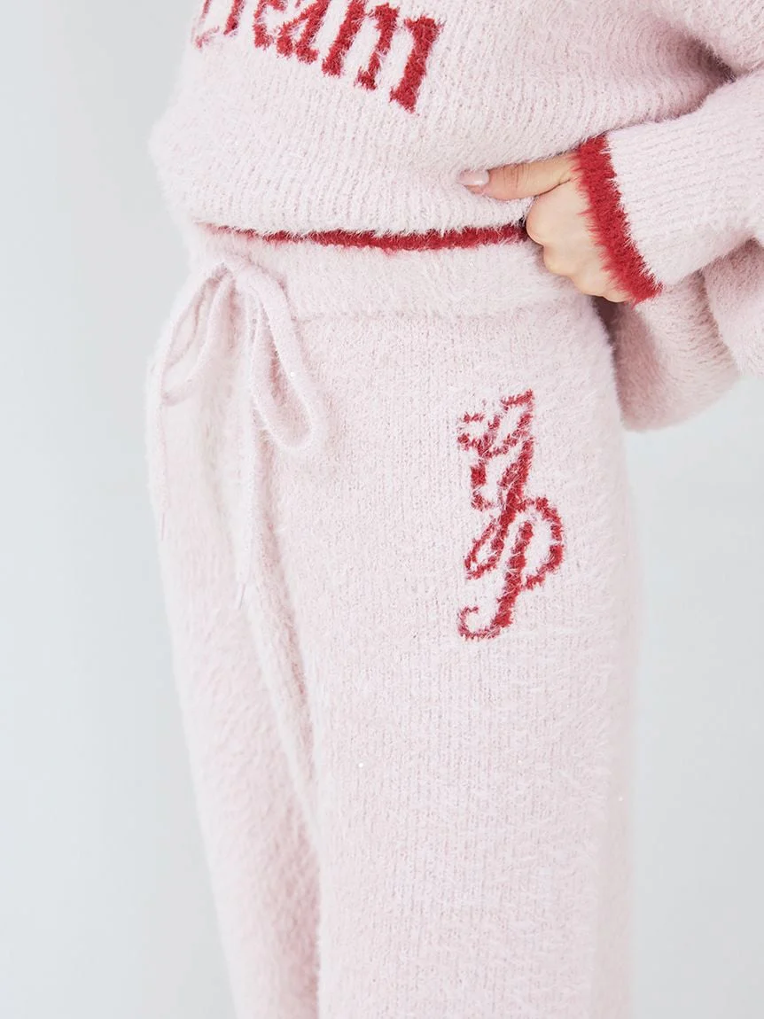 Glittering Feather Pants