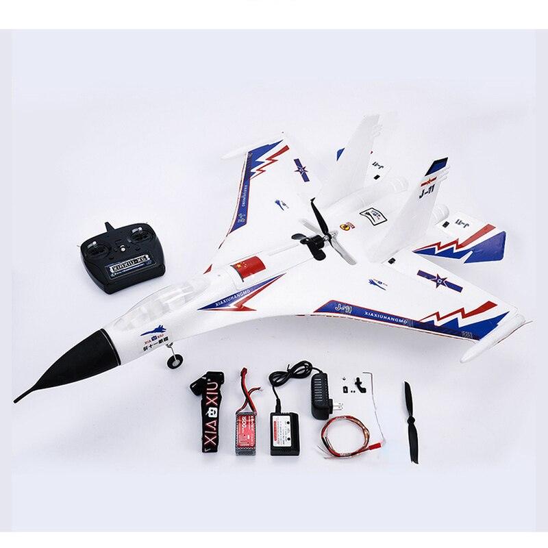 2000m RC Foam J11 Plane - with GPS 2.4G 6Ch Remote Control Glider Fighter Smart Balance Aircraft Toys for Adults Children