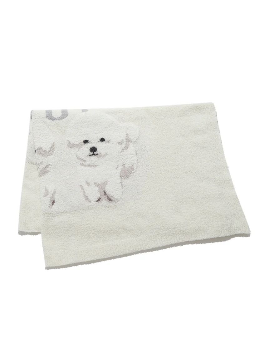 Airy Moco Cute Variety Jacquard Blanket
